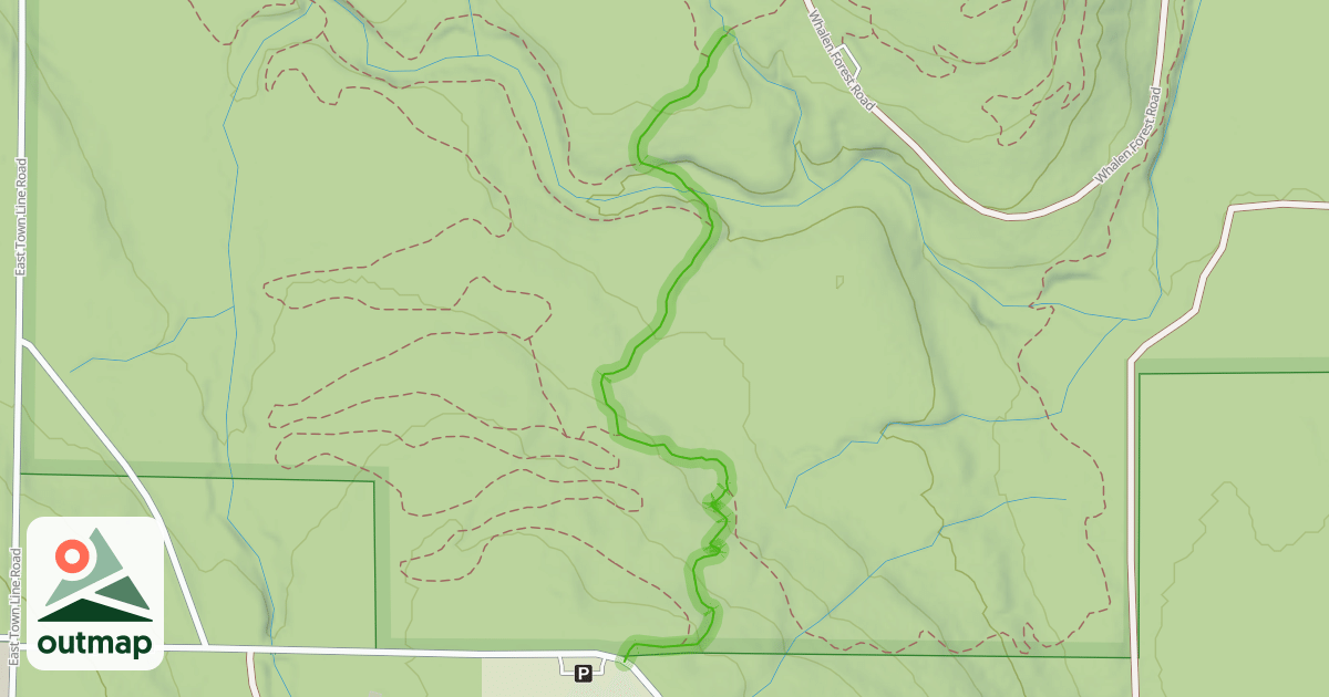 Map of Fred J. Cusimano Westside Overland Trail