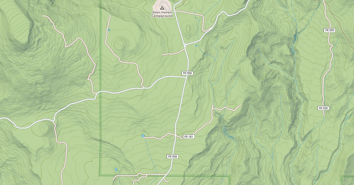 Map preview of Navajo Lake - Deep Creek
