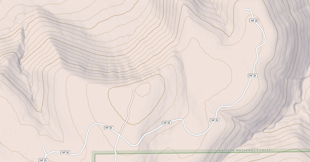 Map preview of USFS Motor Vehicle Use Map Roads {A8718D45-891A-4DC7-93D2-A2DEF9611C51}