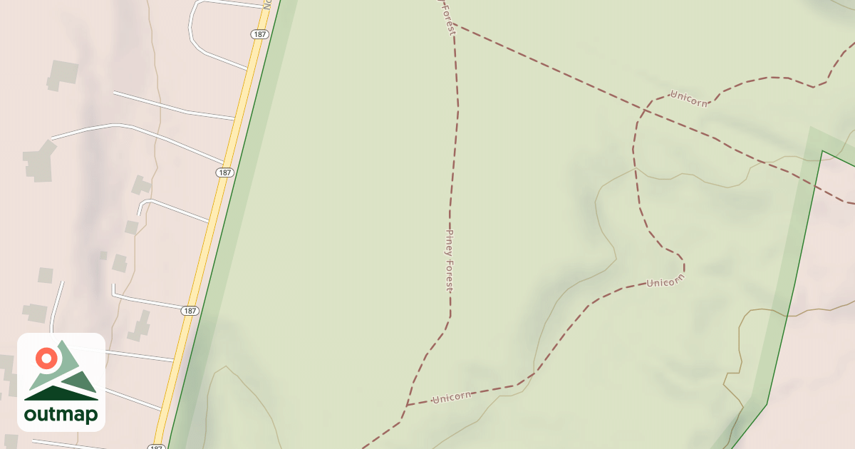 Map of Red Trail