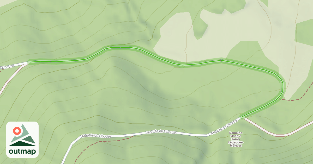 Map of Montée du Libouze