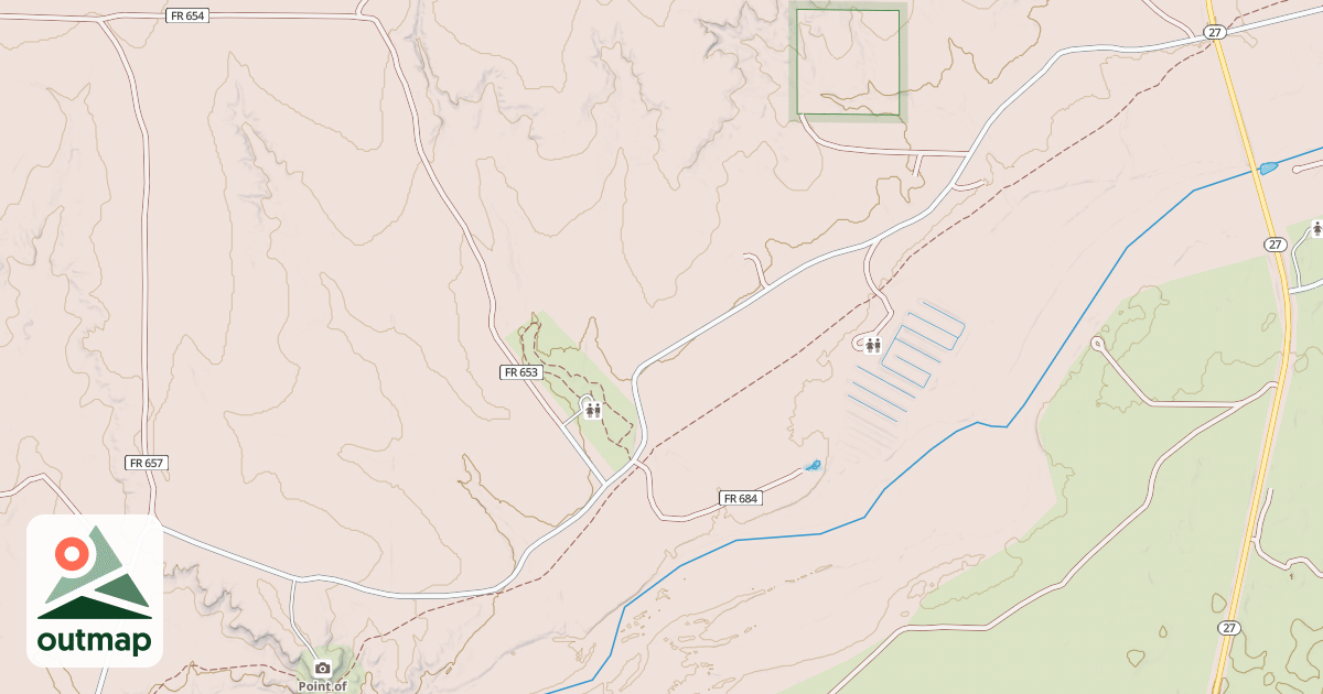 Map of NORTH RIVER
