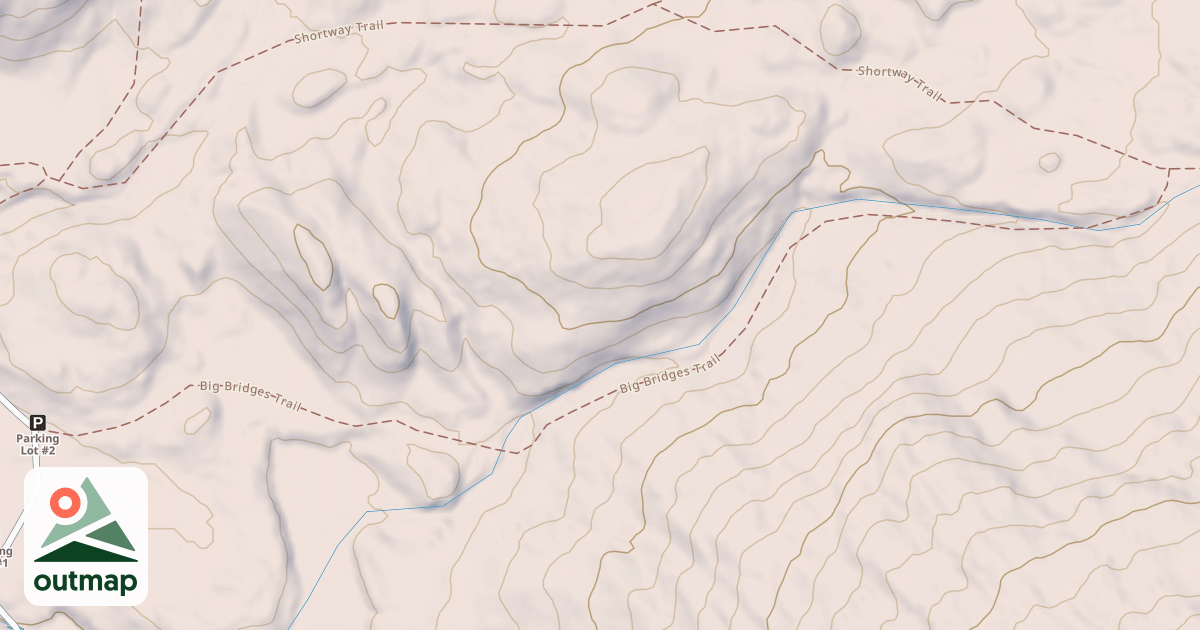 Map of Shelving Rock Brook Trail