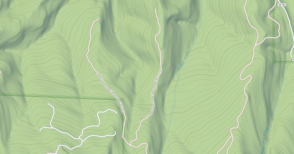 Map preview of USFS Motor Vehicle Use Map Roads {E74E7BCE-2BAE-4581-A7BF-E0221552A3D7}