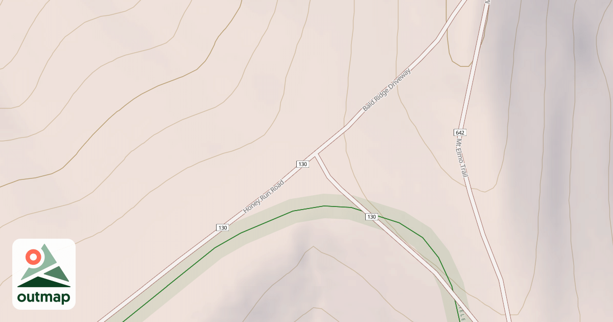 Map of Honey Run