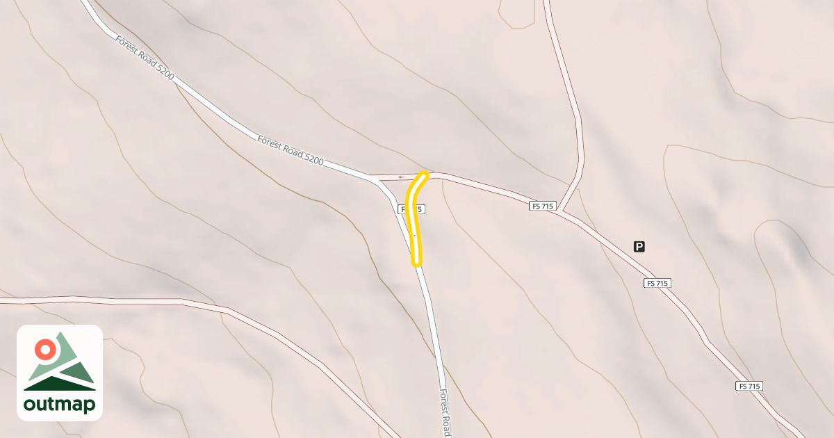 Map of Sugarloaf Lookout Road