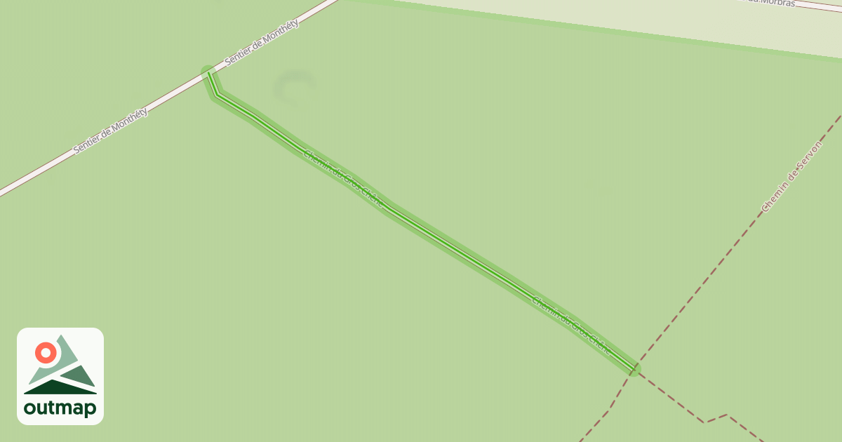 Map of Chemin du Gros Chêne