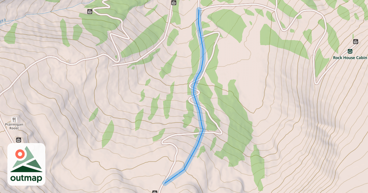 Map of South Blackjack
