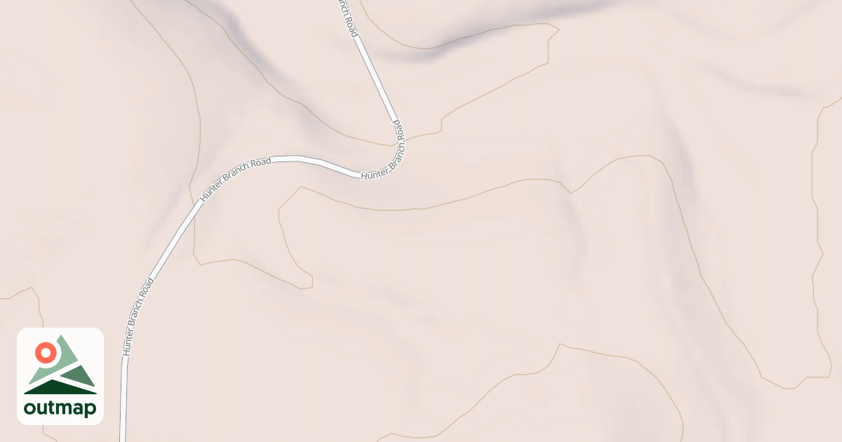Map of HUNTER BRANCH