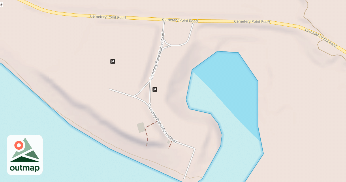 Map of CEMETERY POINT MARINA