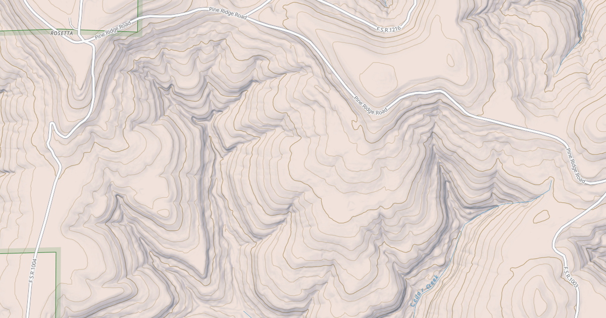 Map preview of USFS Motor Vehicle Use Map Roads {5CA4B6A5-4B23-4B52-A827-E42D8D12AC63}