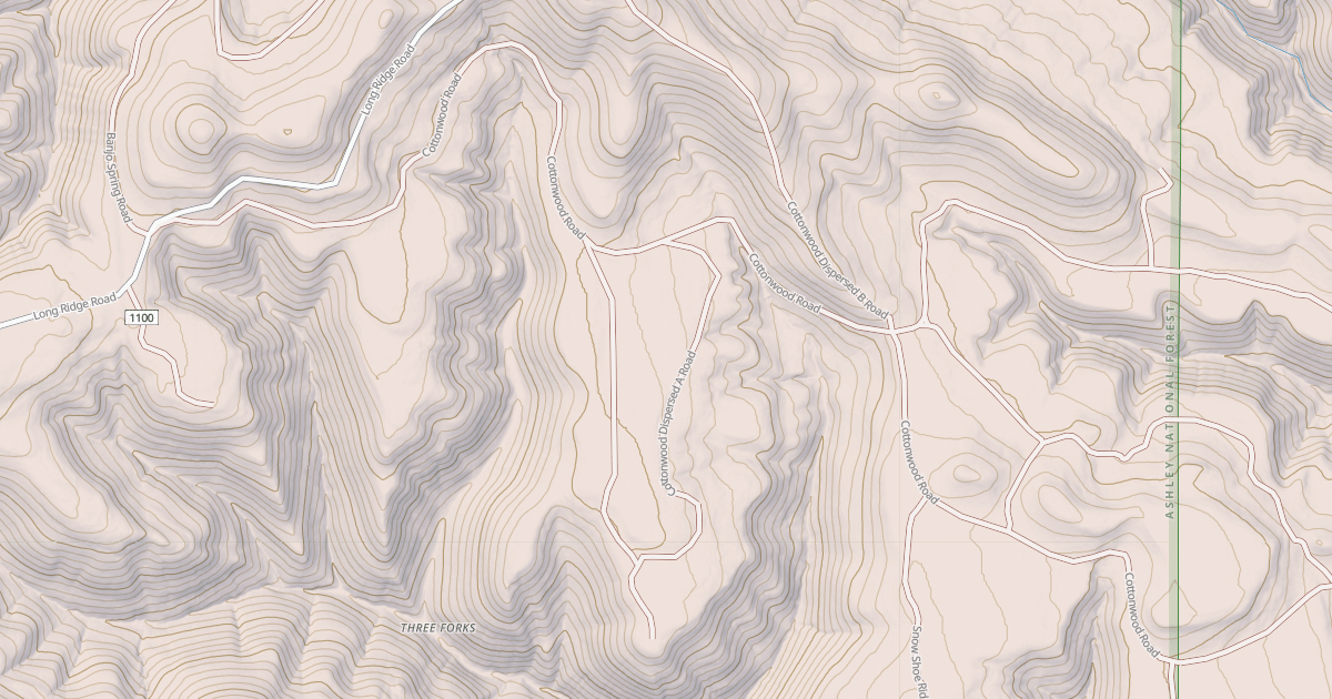 Map preview of COTTONWOOD