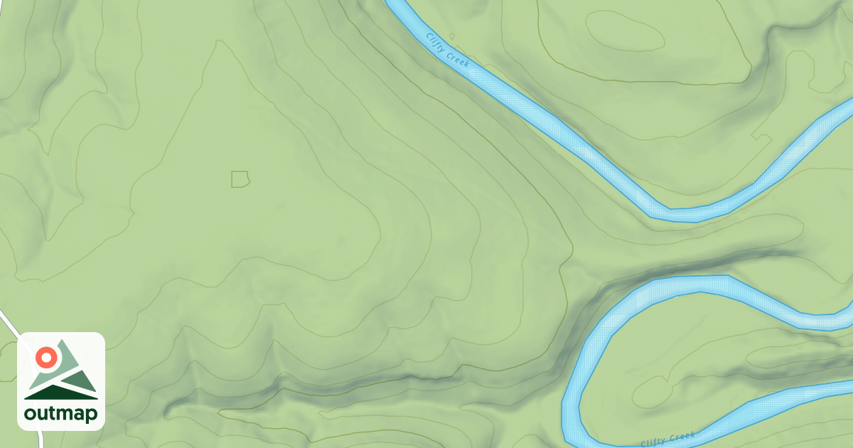 Map of CLIFTY CREEK
