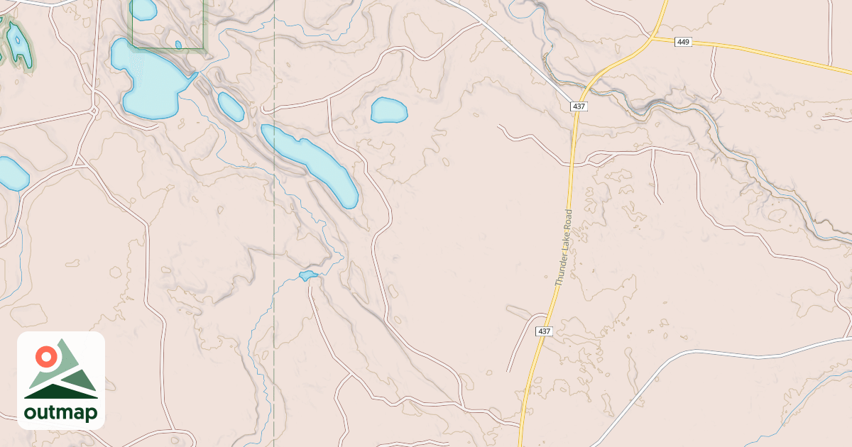 Map of BANANA LAKE
