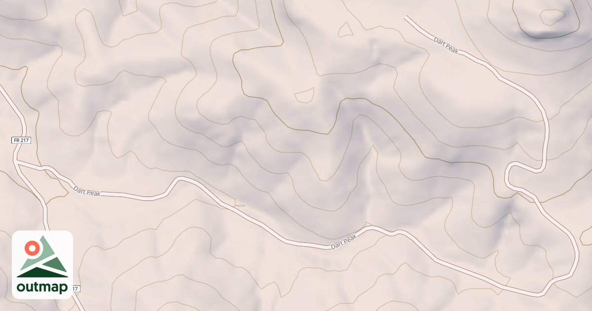 Map of DART PEAK