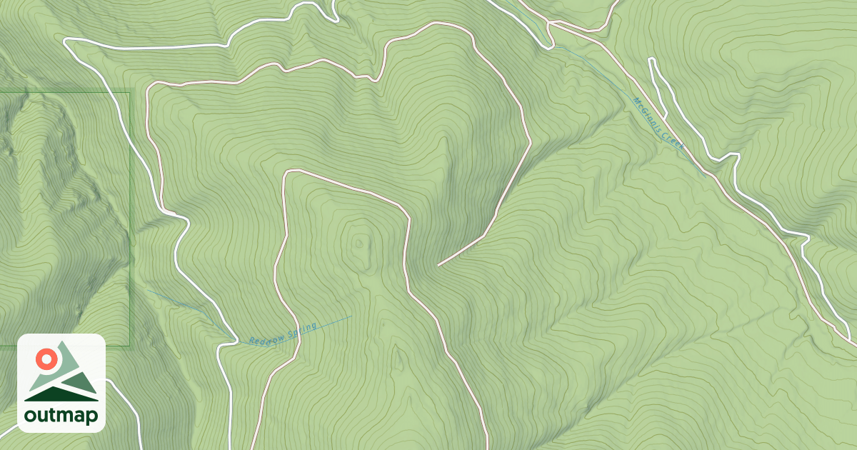 Map of MCGINNIS FACE