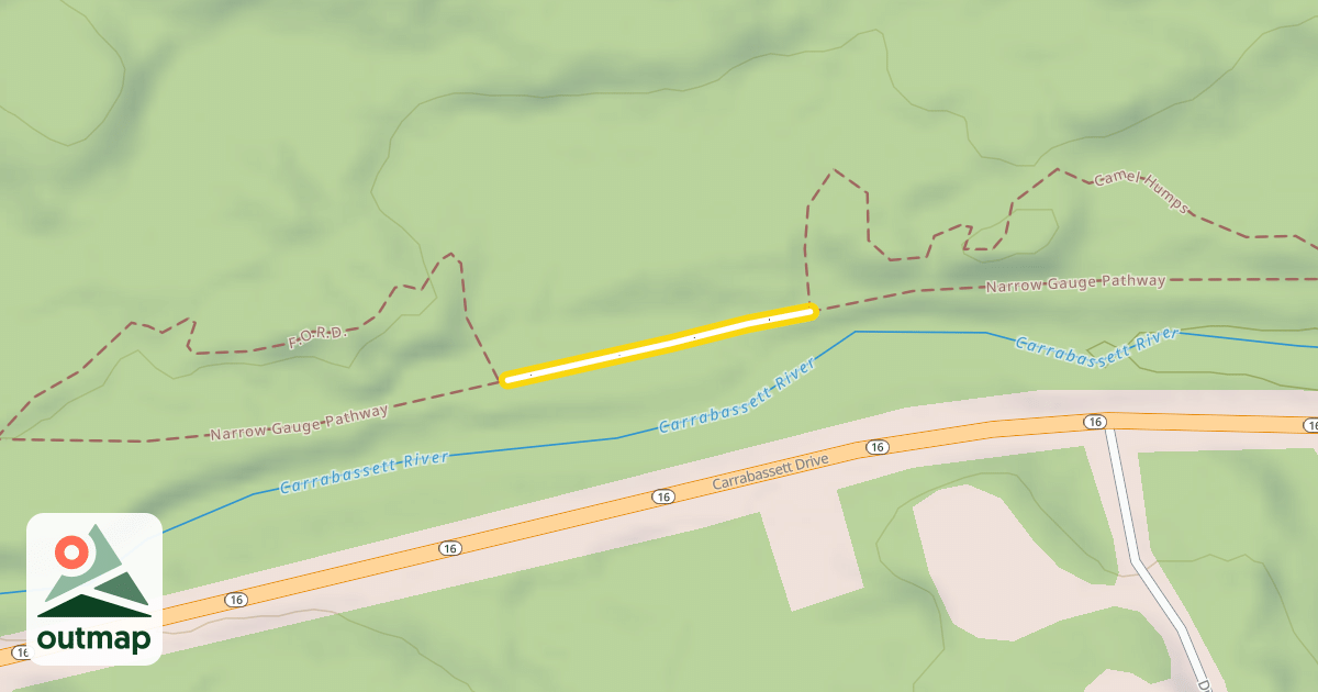 Map of Narrow Gauge Pathway