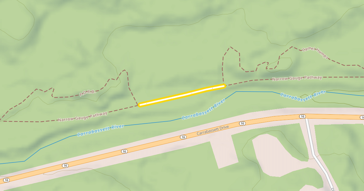 Map preview of Narrow Gauge Pathway