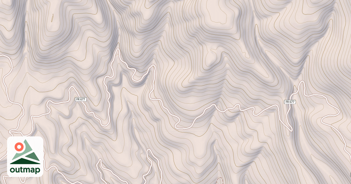 Map of CLARKE MOUNTAIN