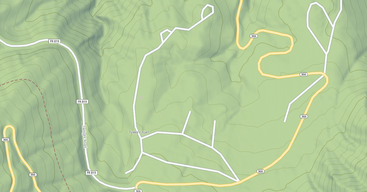Map preview of UPPER TURKEY FLAT