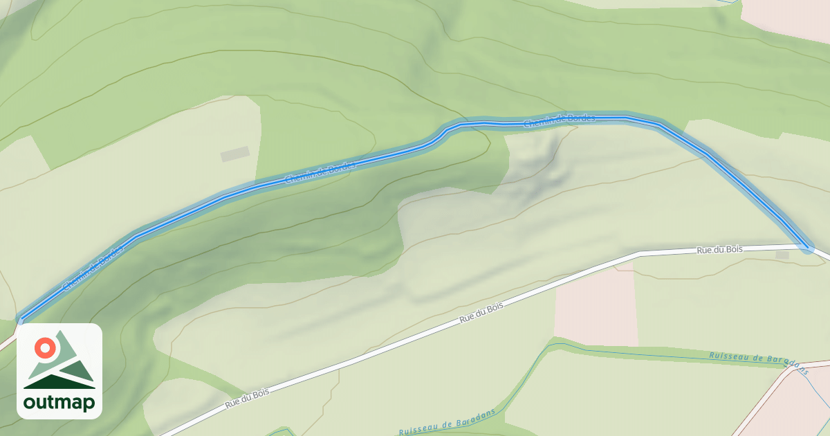 Map of Chemin de Bordes