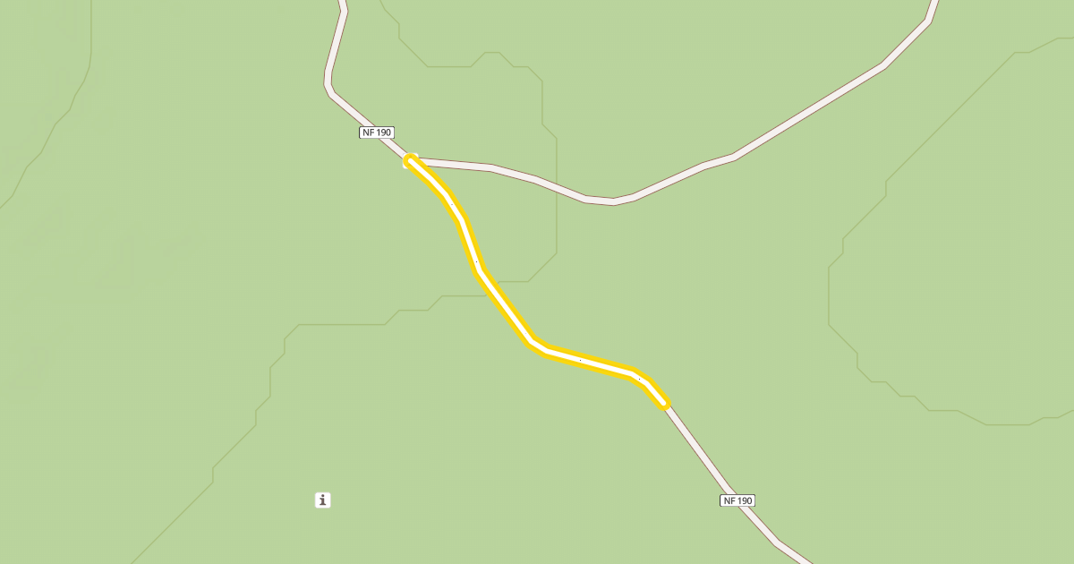 Map preview of Forest Road 4600-190