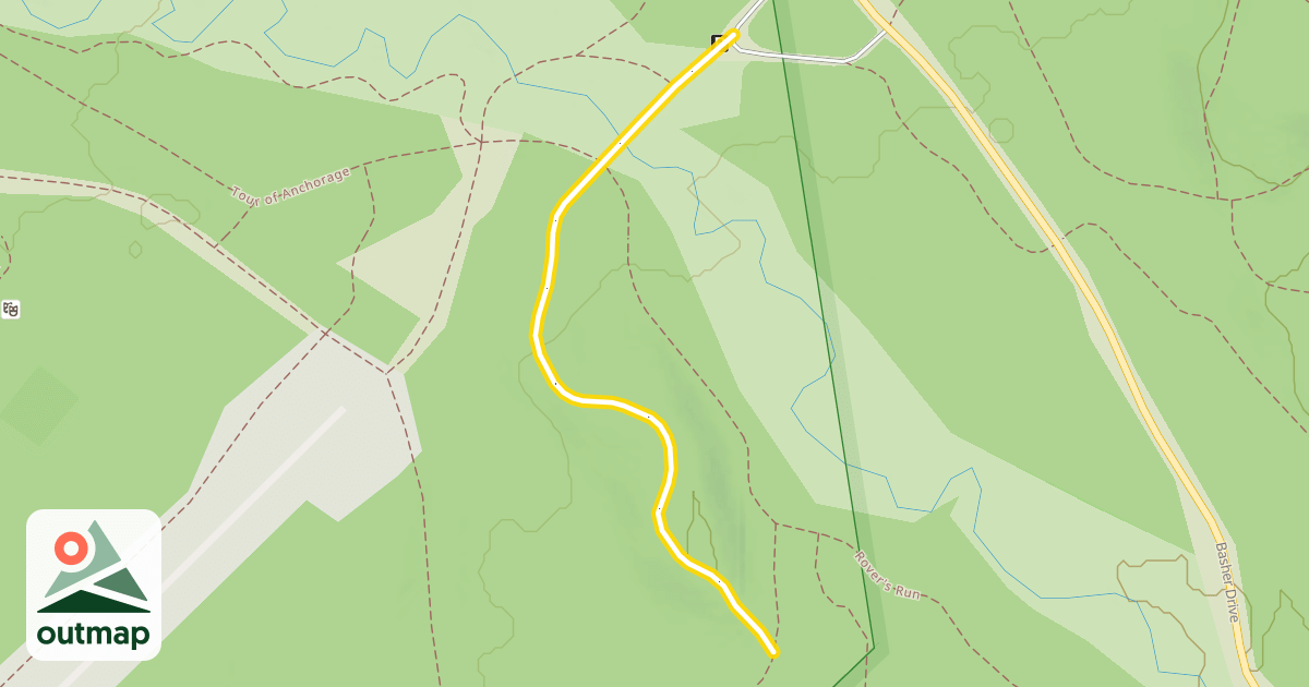 Map of Birch Knob Trail