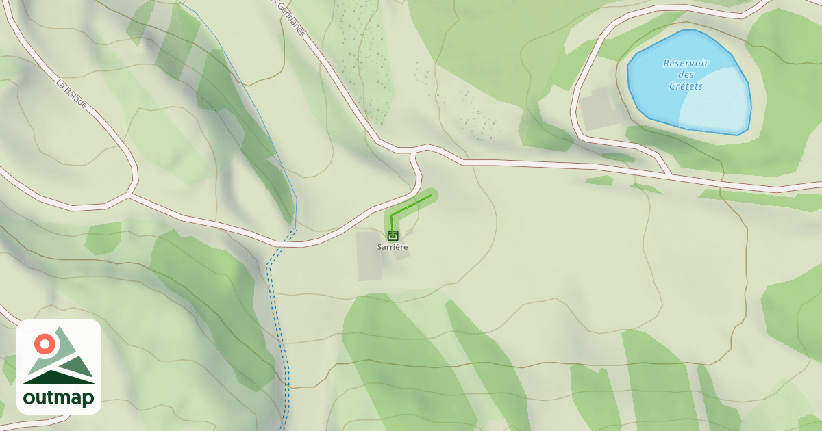 Map of Les Rhododendrons