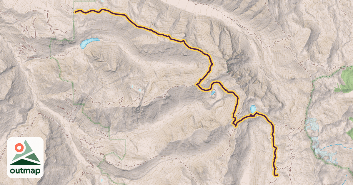Map of Lily Basin Trail #86