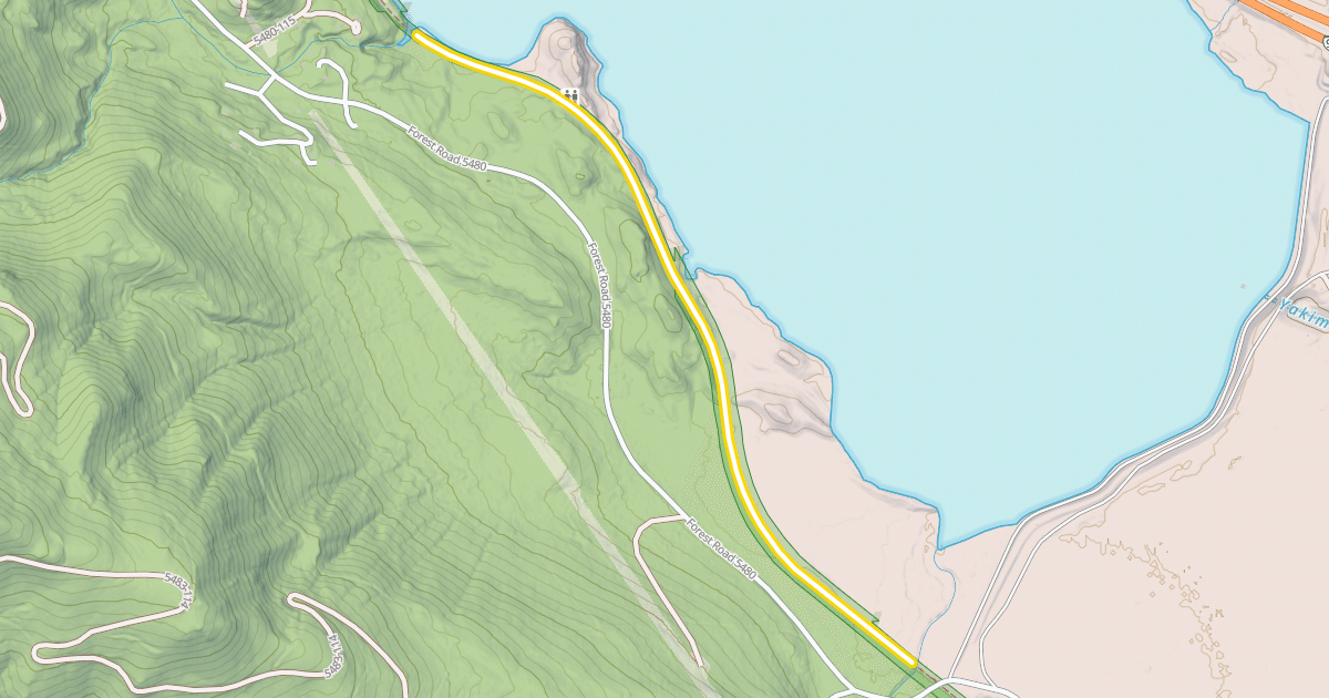 Map preview of Palouse to Cascades State Park Trail