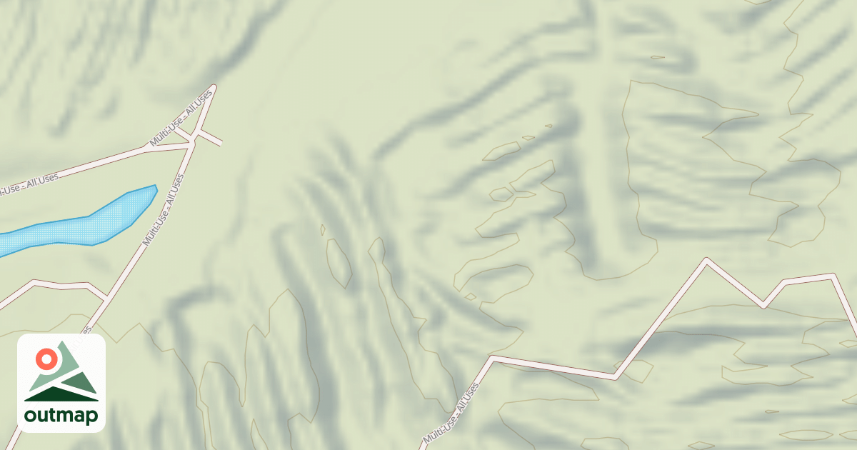 Map of Interlake State Recreation Area Trails