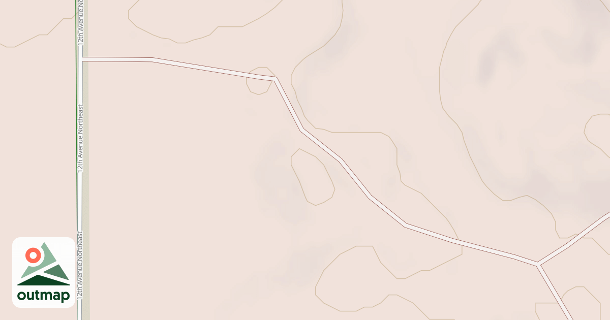 Map of FR 2154 SPUR A