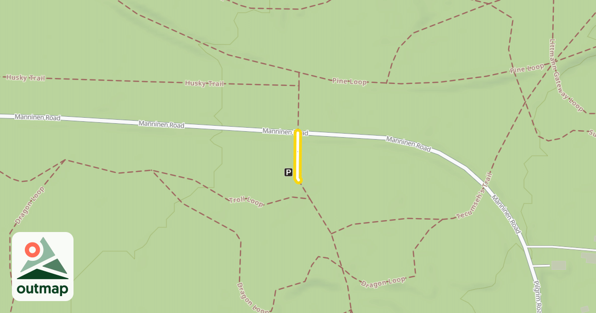 Map of Husky Trail