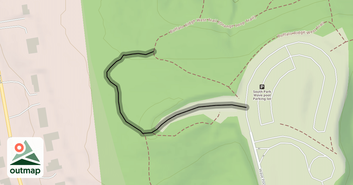 Map of Orange Loop Trail