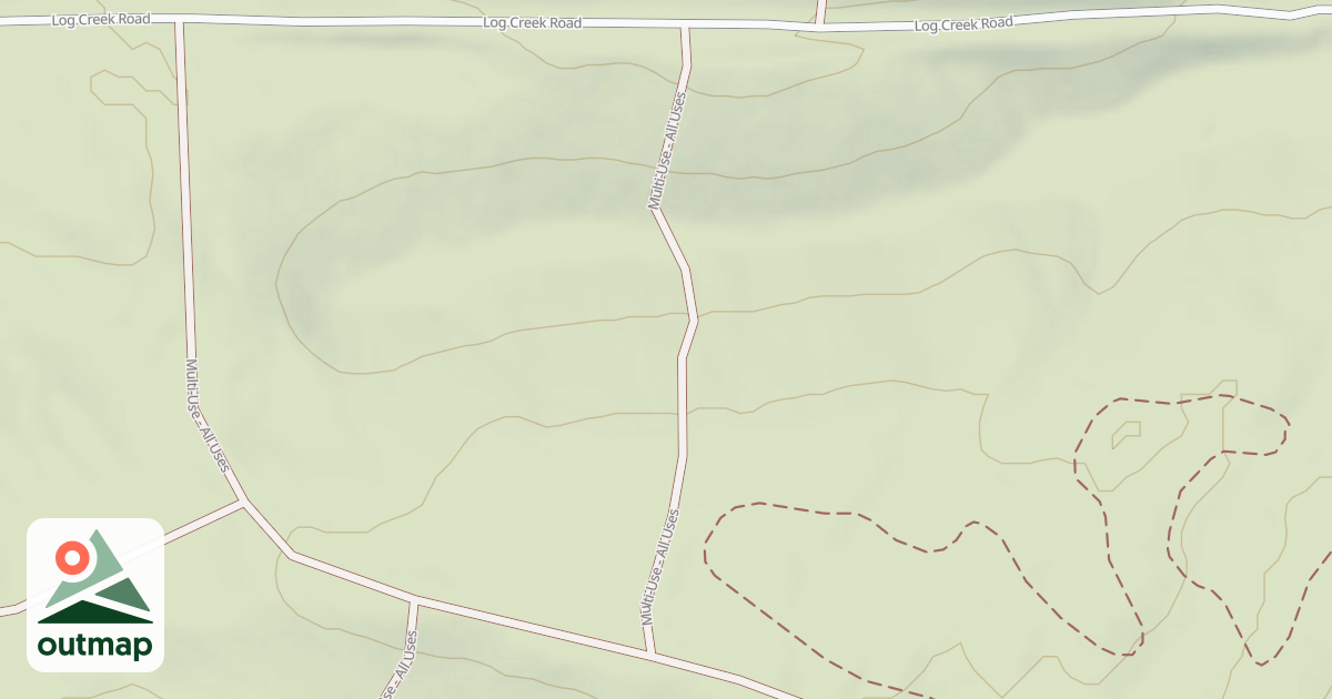 Map of Interlake State Recreation Area Trails