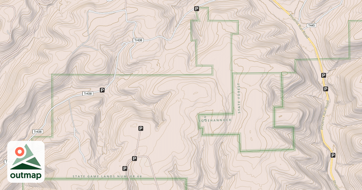 Map of Snowmobile Route