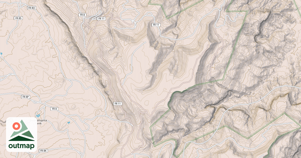 Map of GALLEGOS SPRING