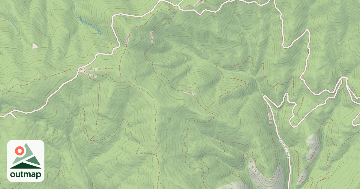 Map of Canfield Mtn Tr Cmplex Tr-11