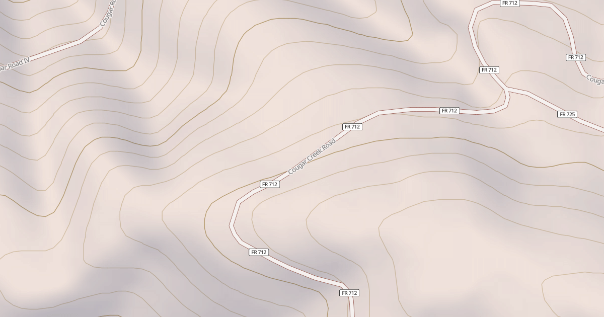 Map preview of COUGAR CREEK