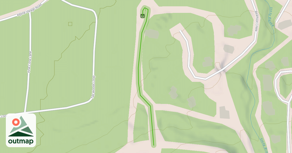 Map of Bearfoot Creek Trail