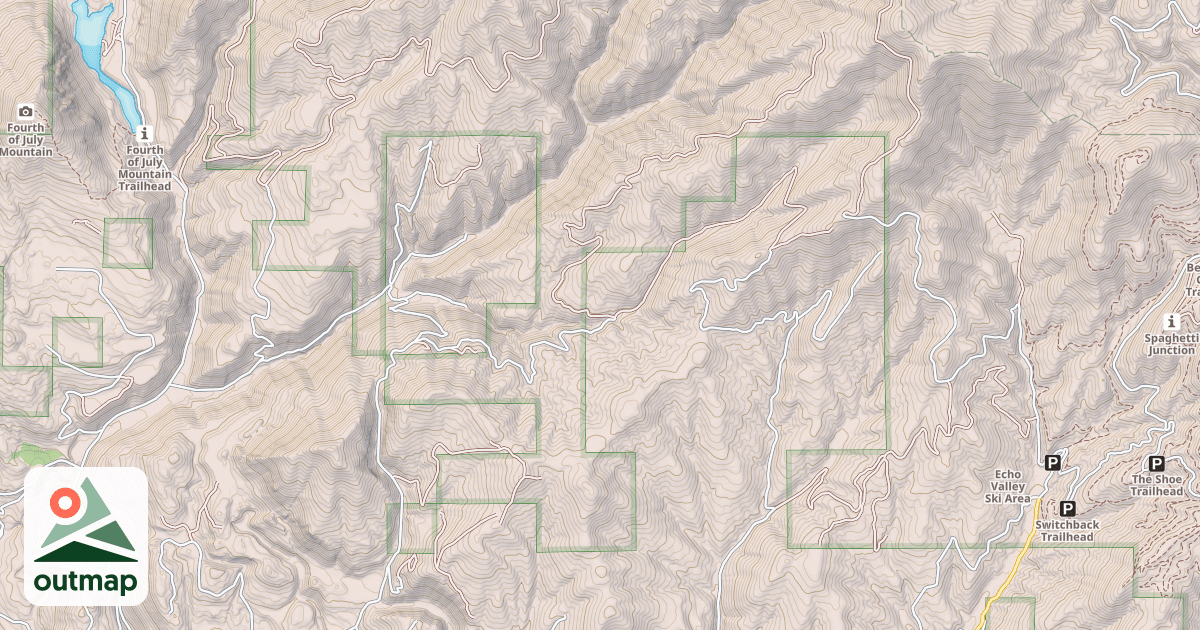 Map of EAST FORK JOE CREEK