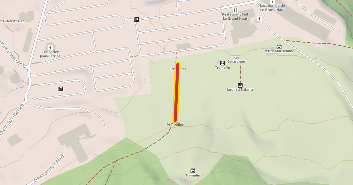 Map preview of Pré Didier