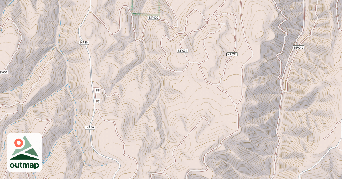 Map of Wood Road 1