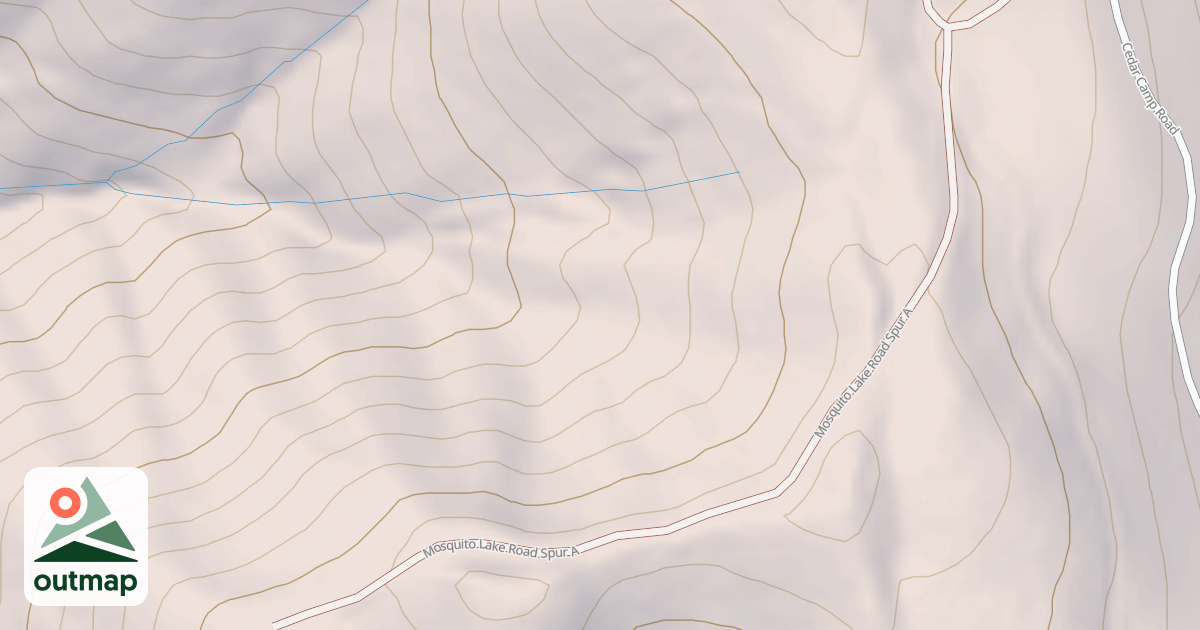Map of MOSQUITO LAKE