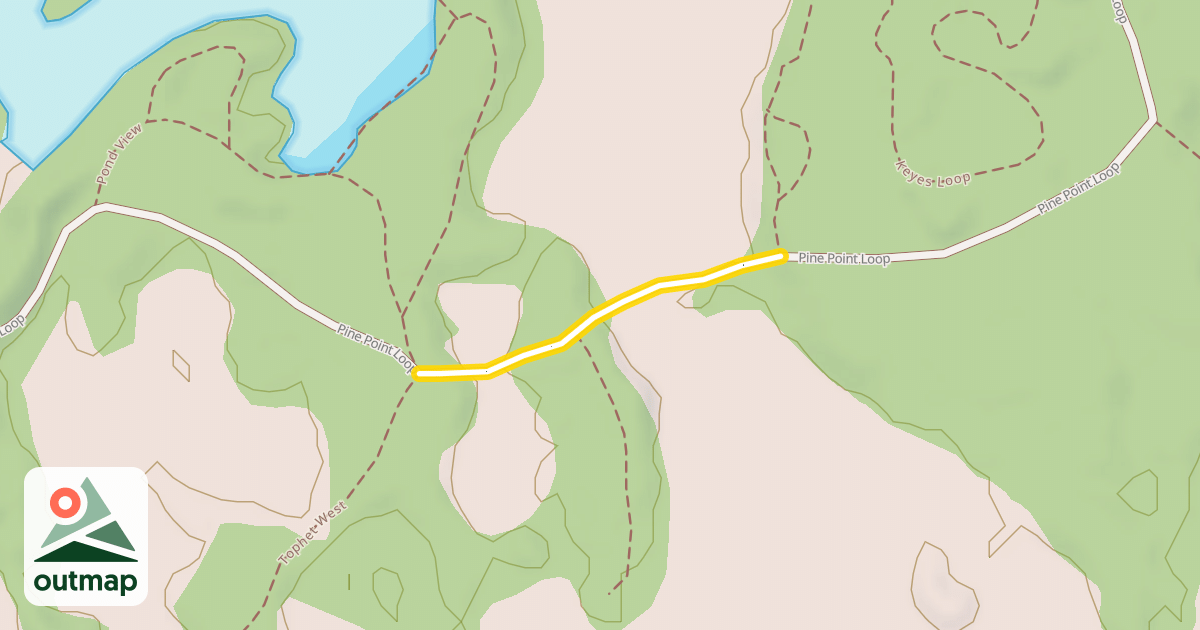 Map of Pine Point Loop