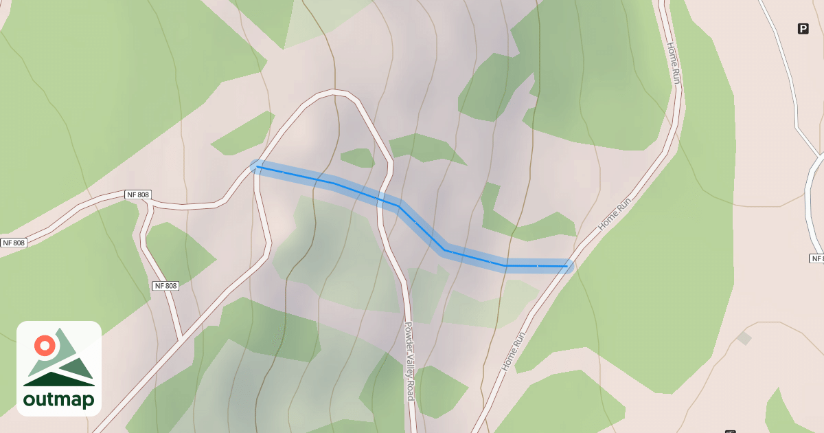 Map of Powder Valley 2