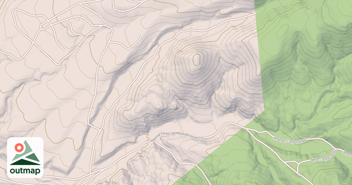 Map of GRANITE CANYON