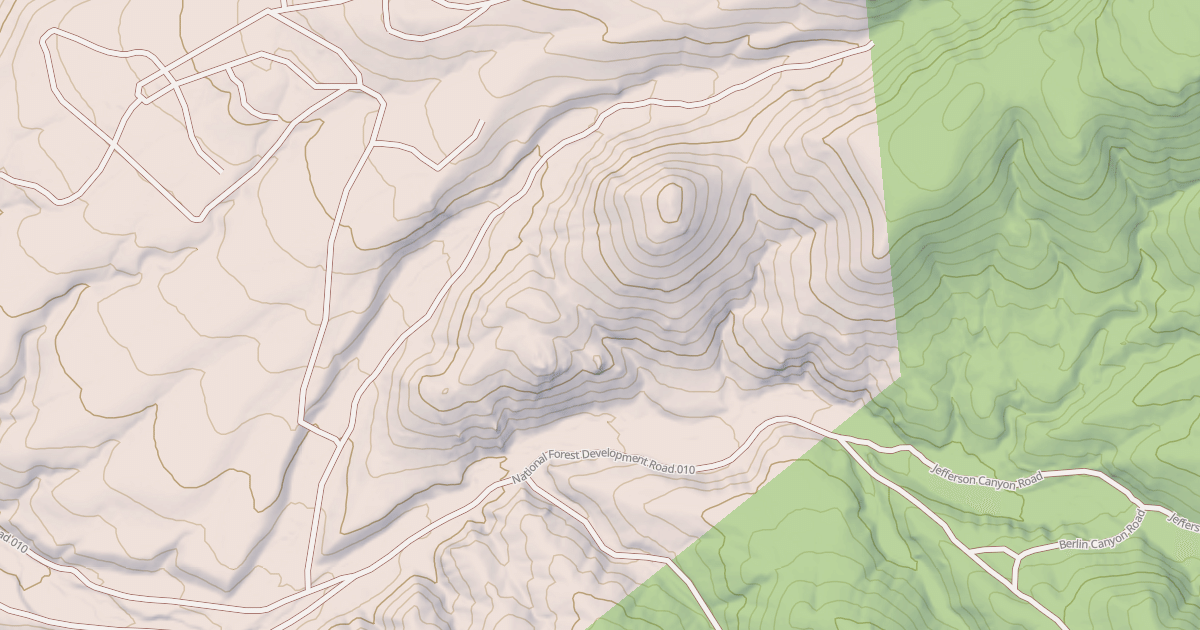 Map preview of GRANITE CANYON