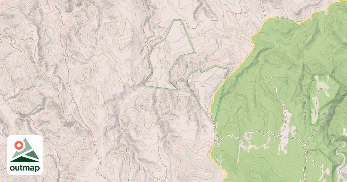 Map of USFS Motor Vehicle Use Map Trails 8906