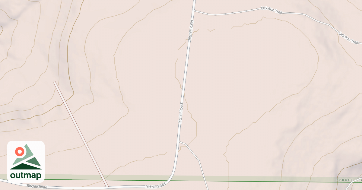 Map of Hyner Mountain Snowmobile Trails